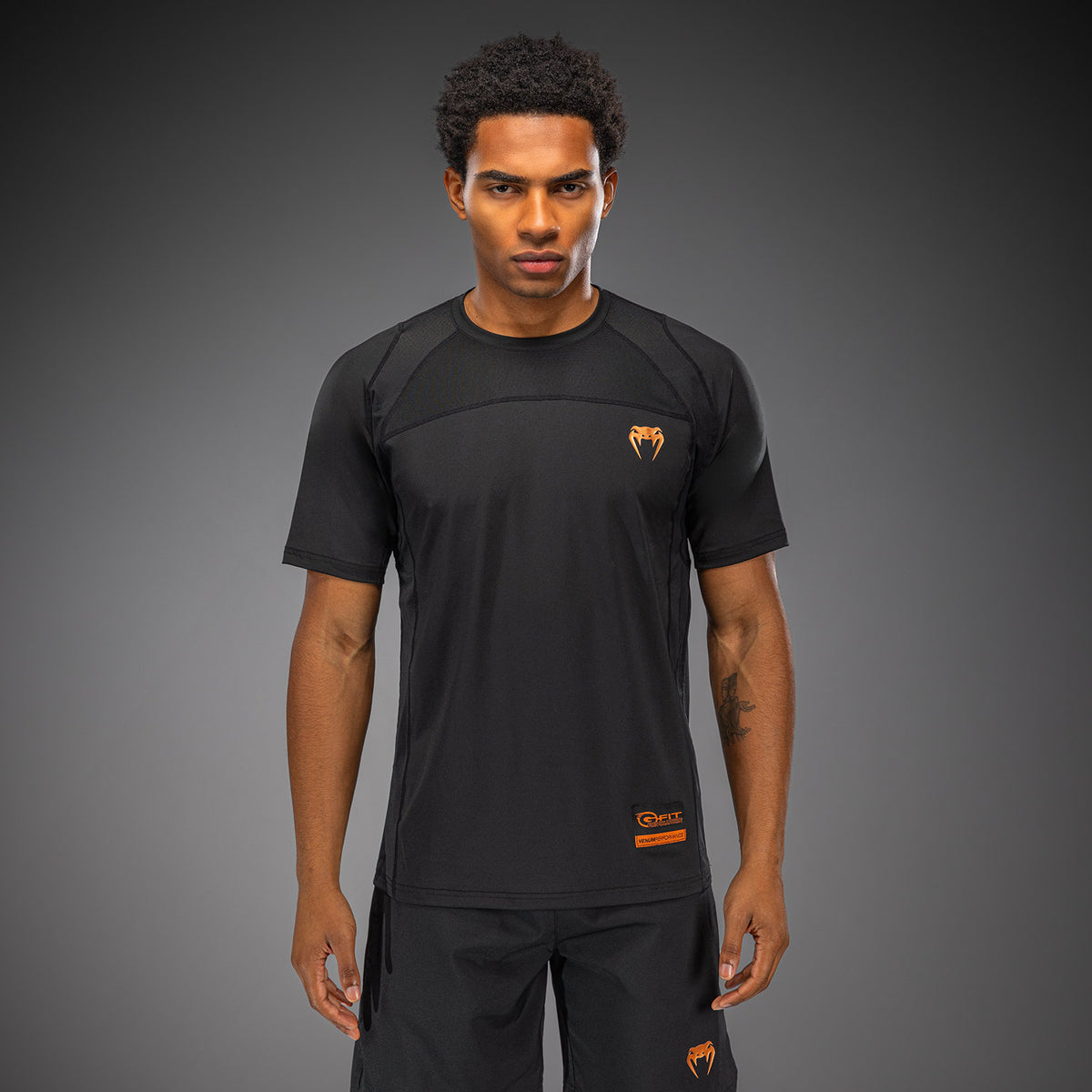 Venum G-Fit Revolution Dry-Tech-T-Shirt - Schwarz/Kupfer