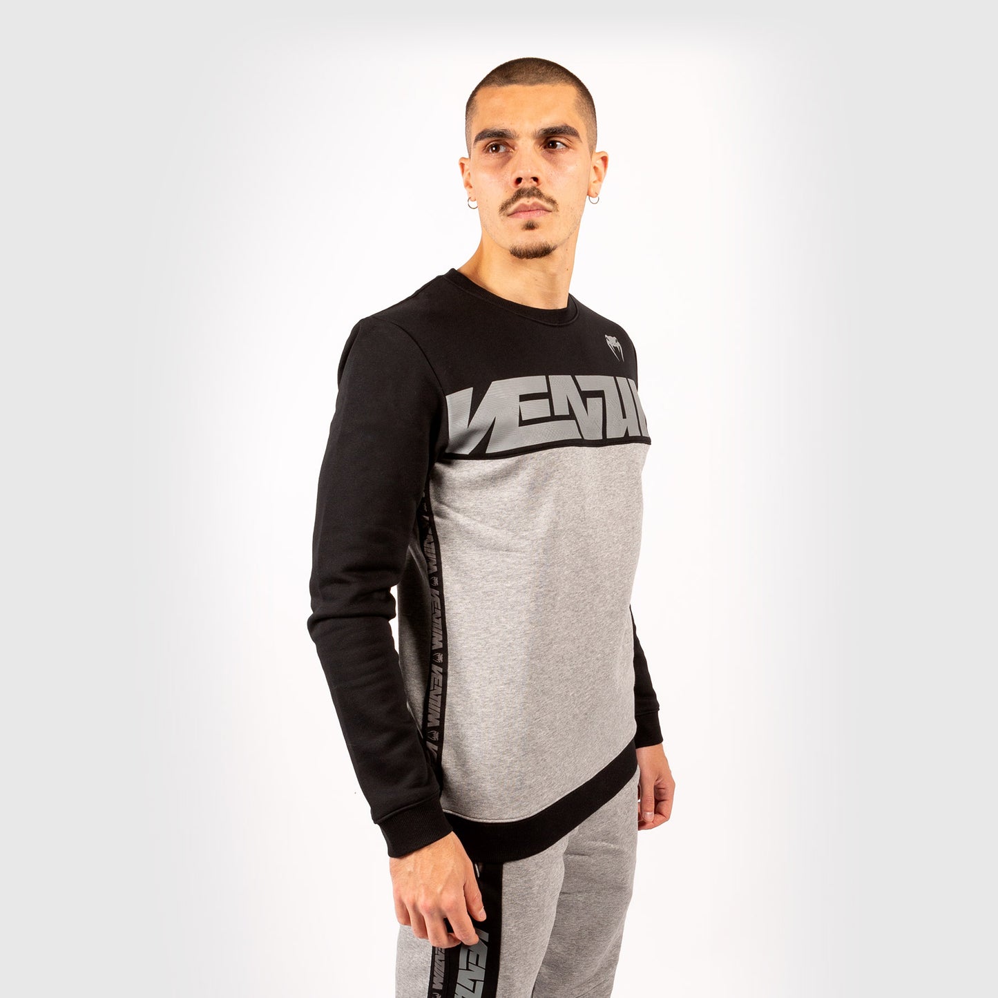 Venum CONNECT Sweatshirt - Schwarz/Dunkelheide Grau