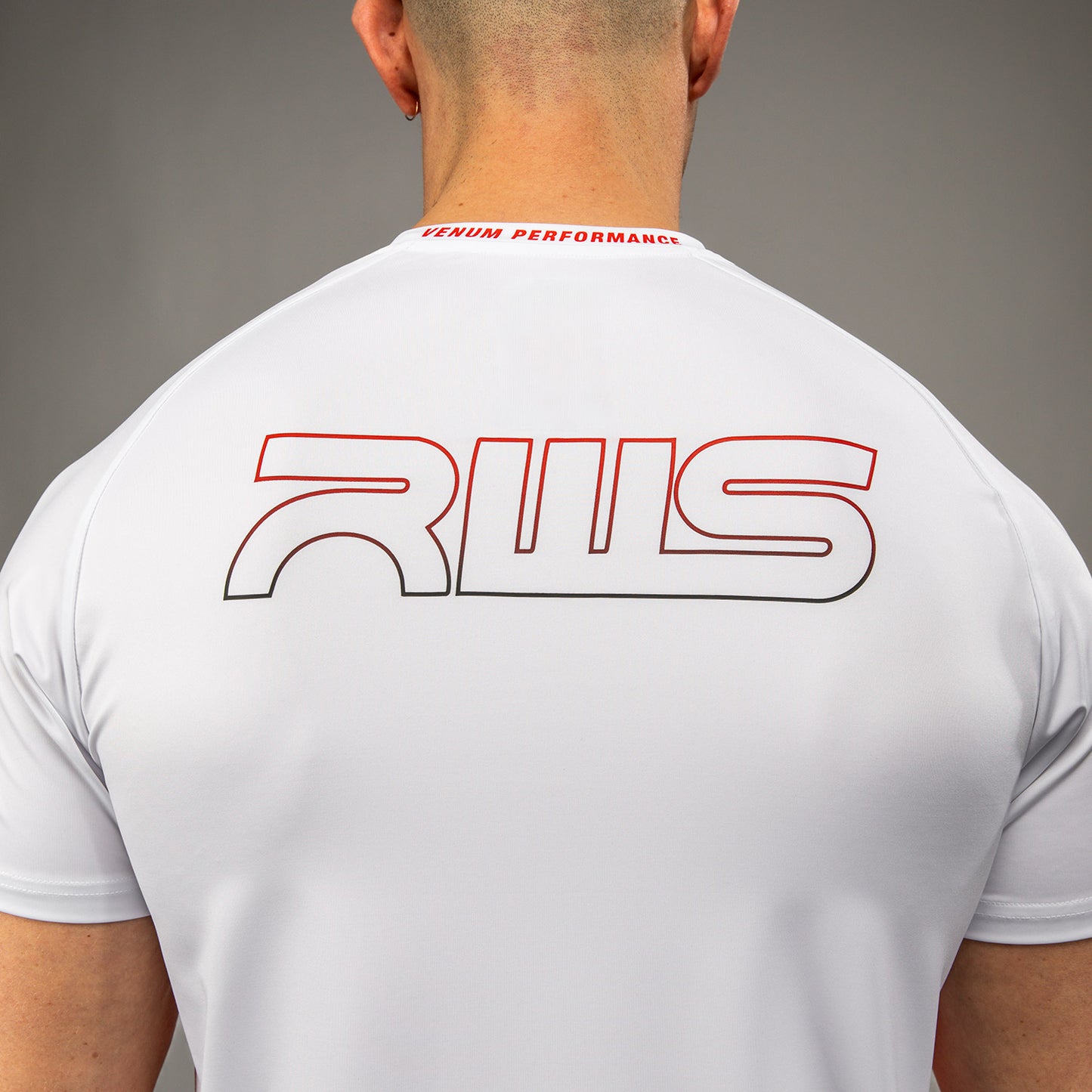 Venum x RWS 2.0 Men’s Dry-Tech T-Shirt – Weiß/Rot