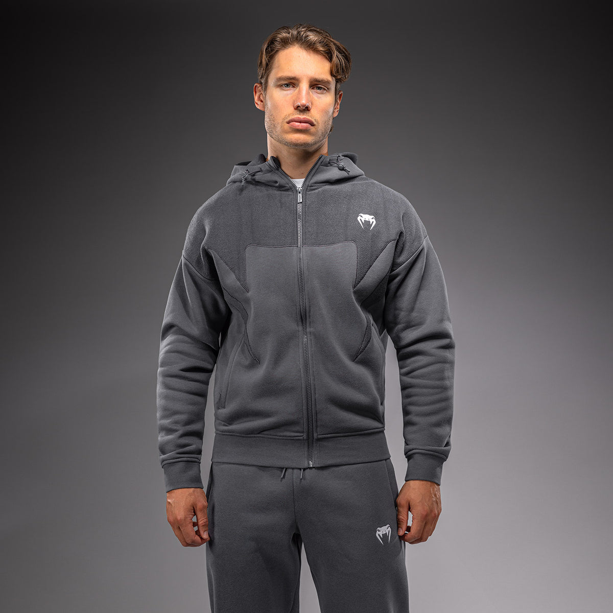 Venum Attack Fleece & Weave Trainingsjacke - Grau