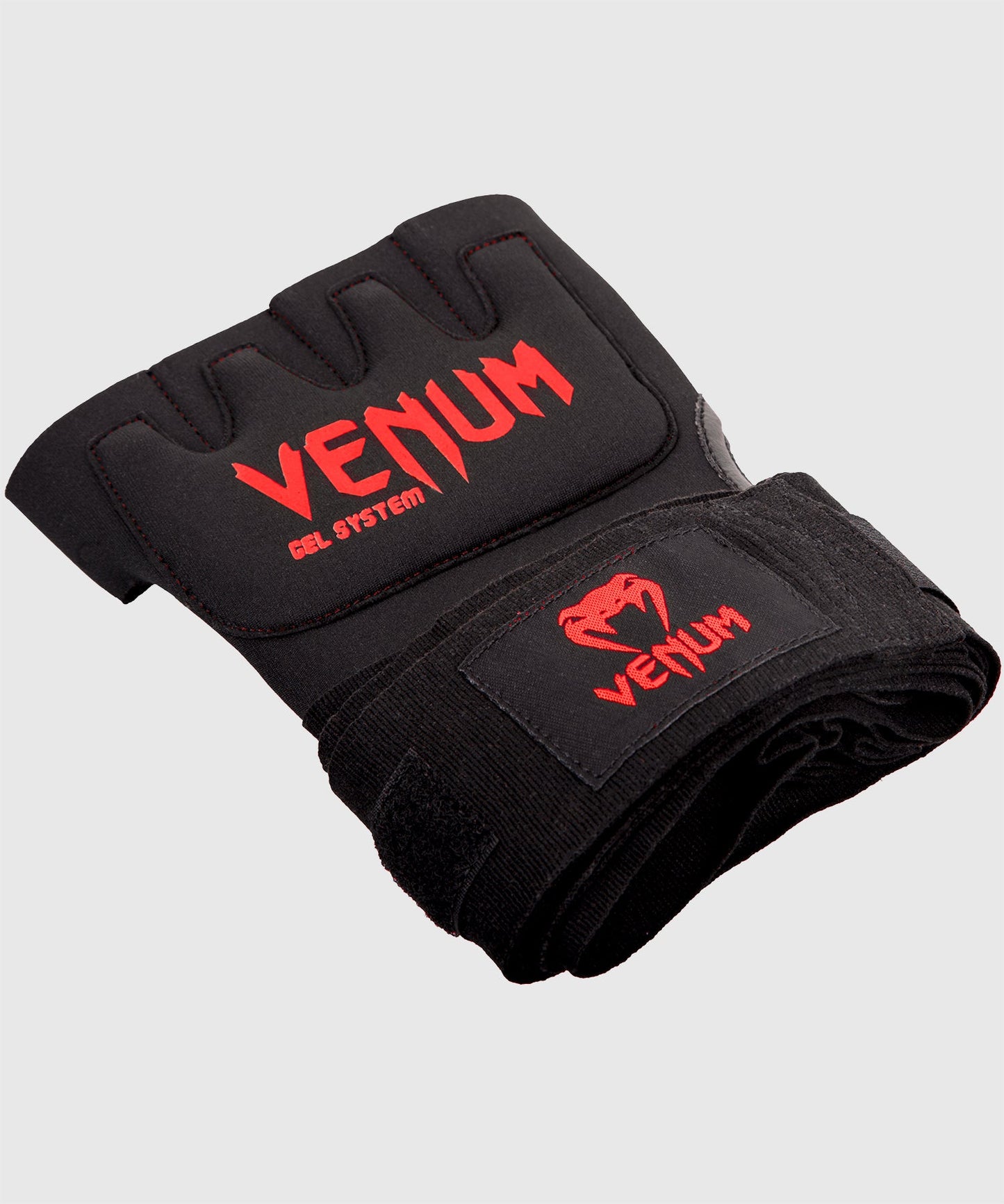 Venum Gel Kontact Handschuh Wraps - Schwarz/Rot