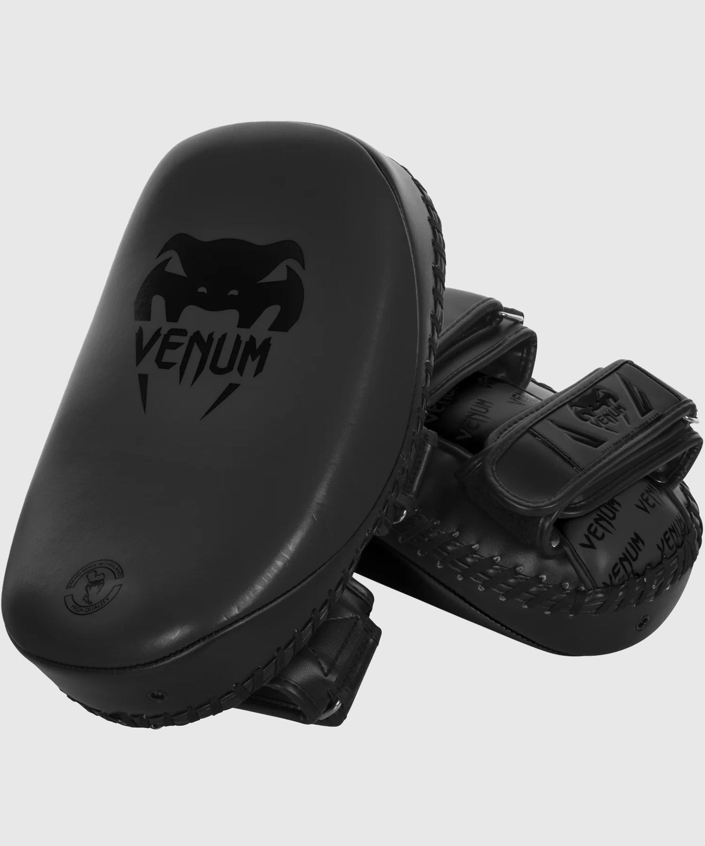 Venum Light Kick Pads - Schwarz/Schwarz (Paar)