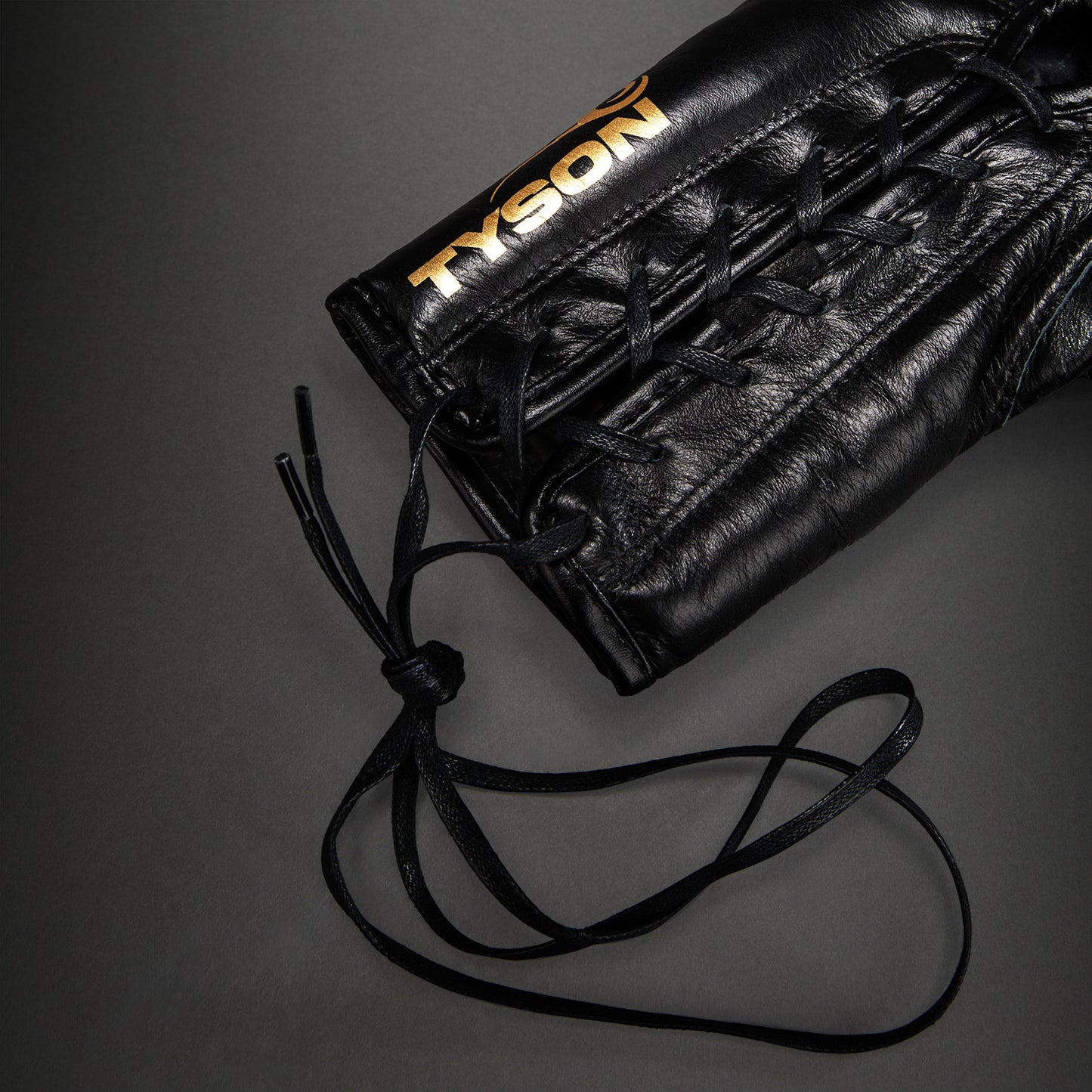 Venum Giant 2.0 Mike Tyson Pro Boxhandschuhe mit Schnürsenkeln – Schwarz/Gold - Inklusive Tasche