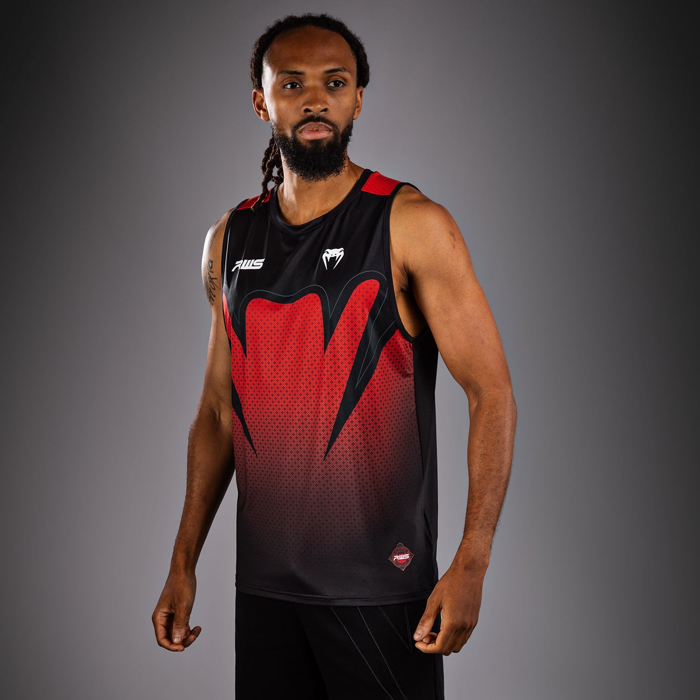 Venum x RWS 2.0 Men’s Dry-Tech Tank Top – Schwarz/Rot