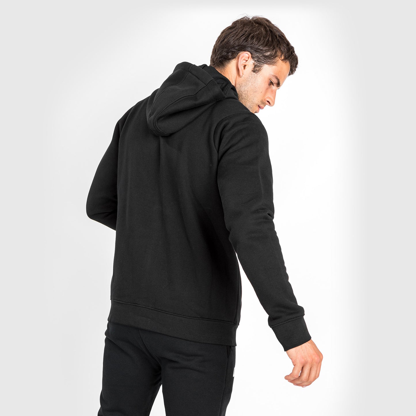 UFC Venum Fight Night 2.0 Replica Hoodie mit durchgehendem Reißverschluss für Herren – Schwarz