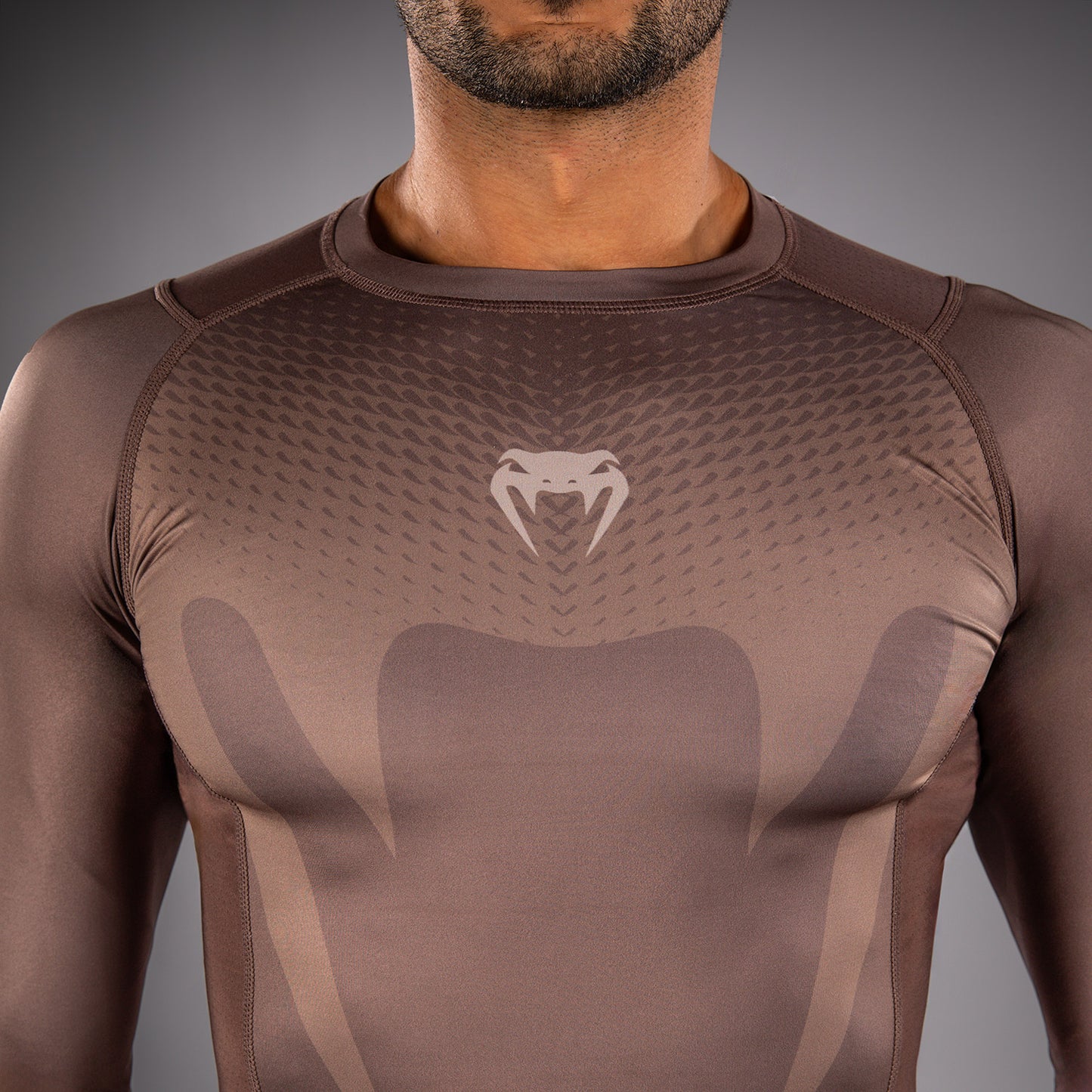 Venum No Gi Rashguards - Schokoladenbraun