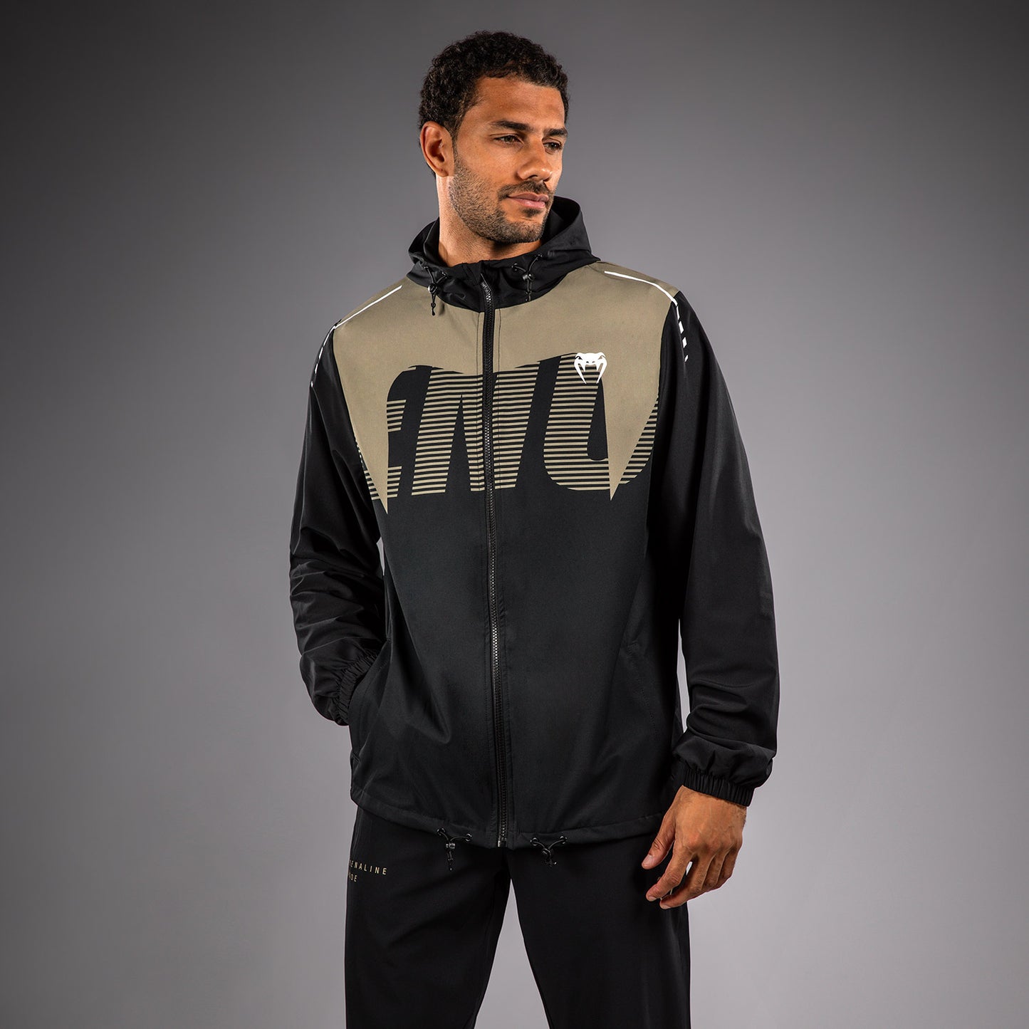 Venum Adrenaline Trainingsjacke – Schwarz/Sand