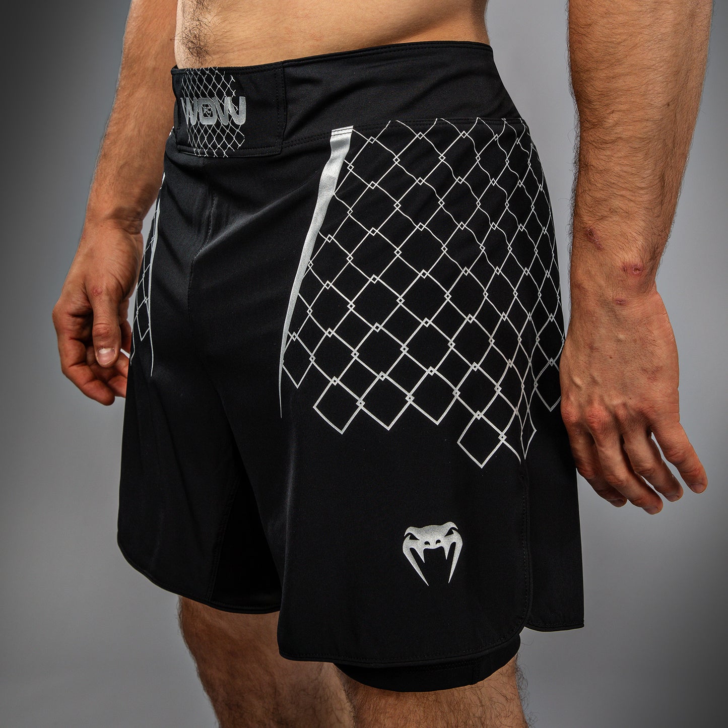 Venum x WOW FC Herren Kampfhosen - Schwarz/Grau