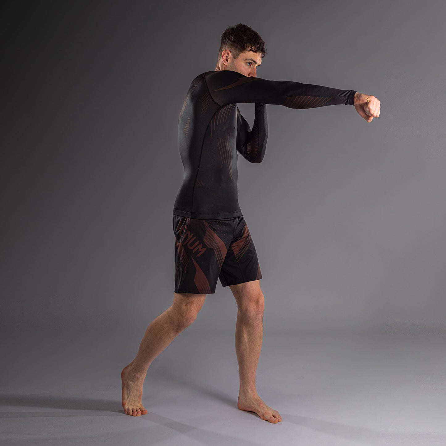 Venum No-Gi 6.0 Langarm Rashguard - Schwarz/Braun