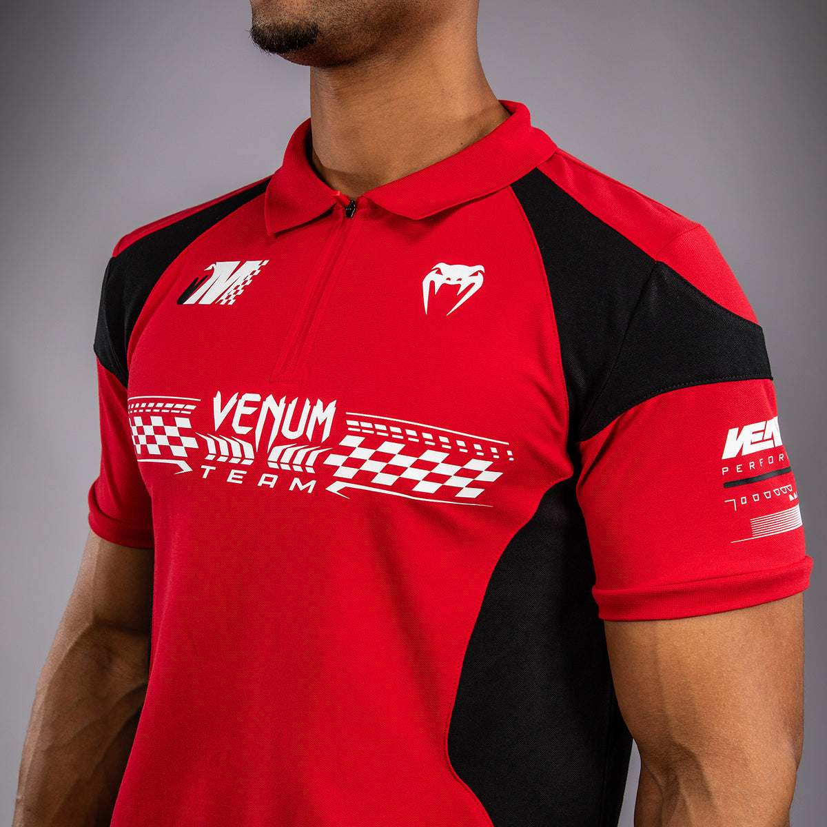 Venum Motorsports Baumwoll-Polo - Rennrot