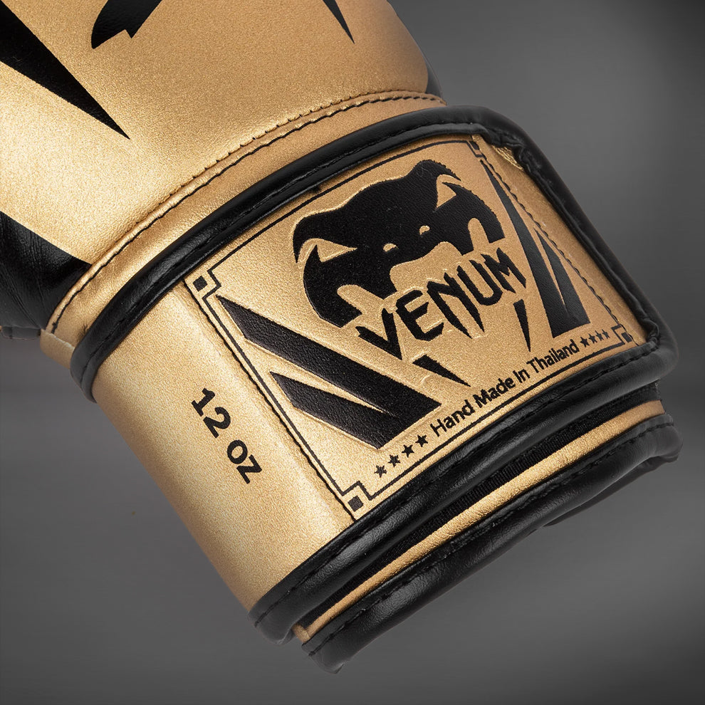 Venum Elite Boxhandschuhe - Gold/Schwarz