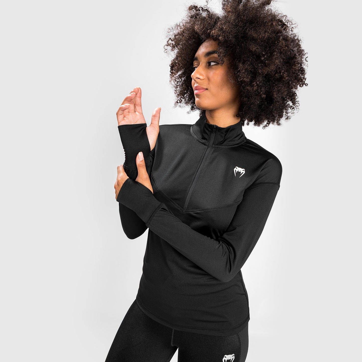 Venum Essential Base Layer Top - Schwarz
