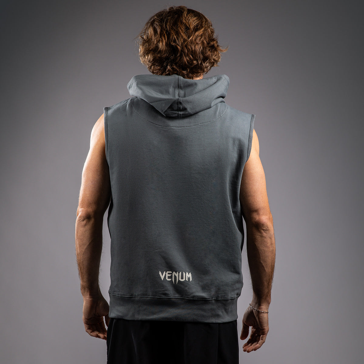 Venum Sparring Ärmelloser Hoodie - Sturmgrau