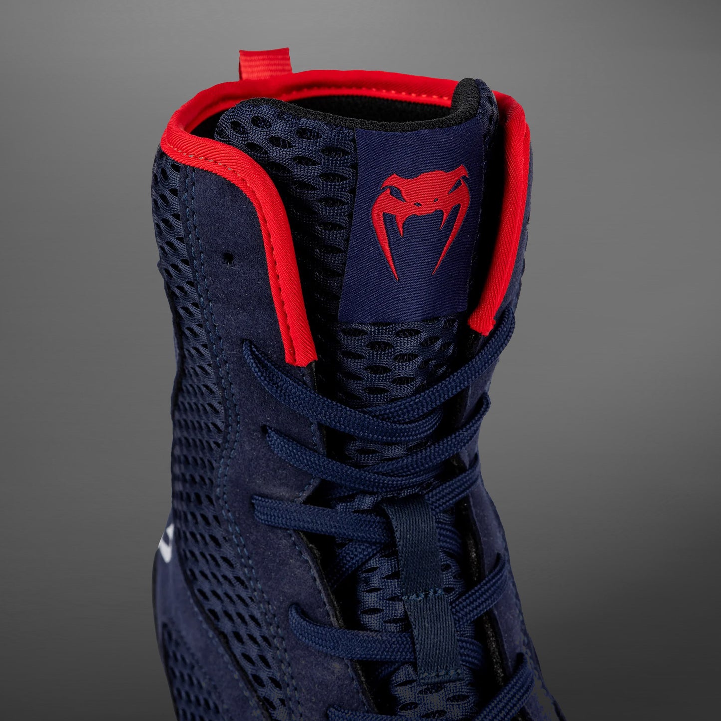 Venum Contender Boxschuhe - Marineblau/Rot