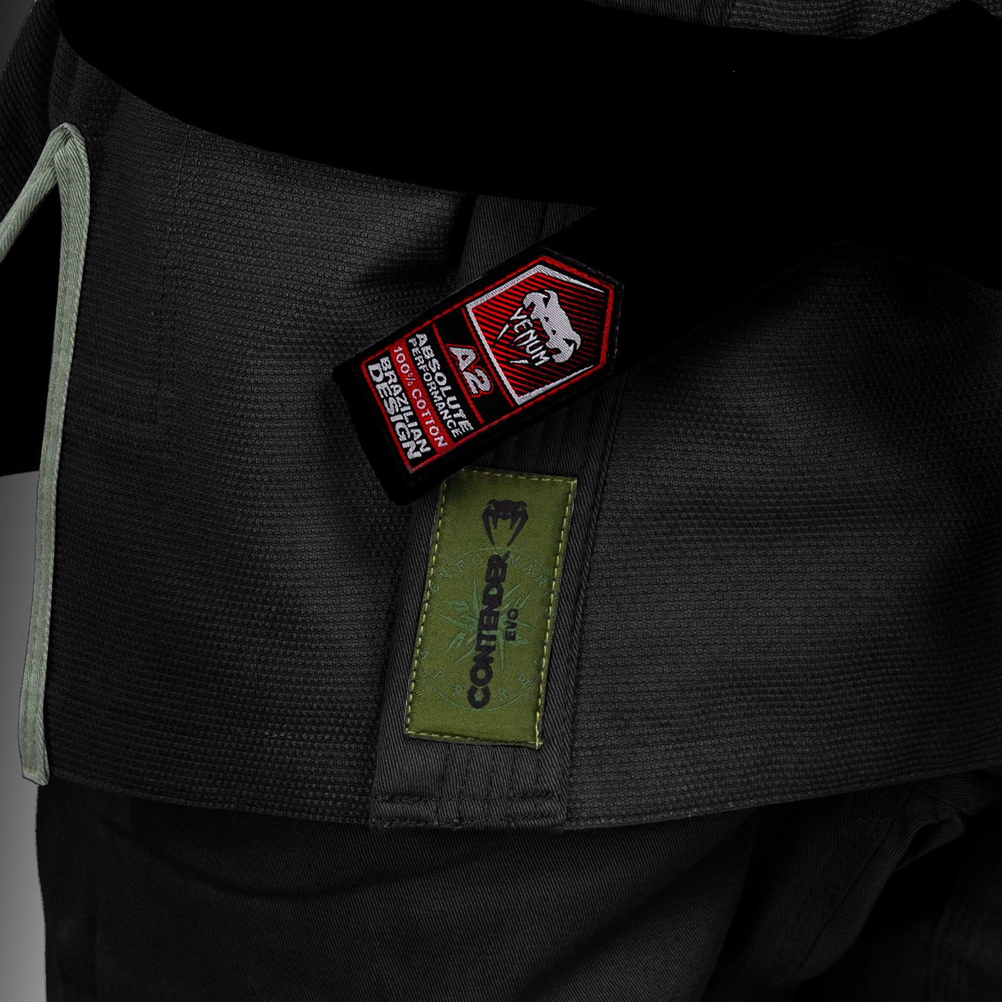 Venum Contender Evo 2.0 Brazilian Jiu Jitsu Gi - Schwarz