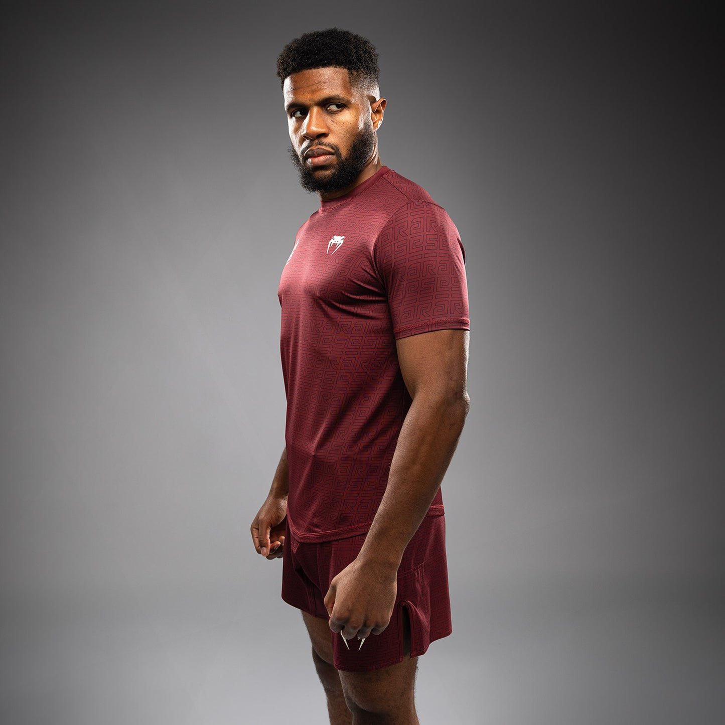 Venum x Ares Herren Dry-Tech T-shirt - Burgunder