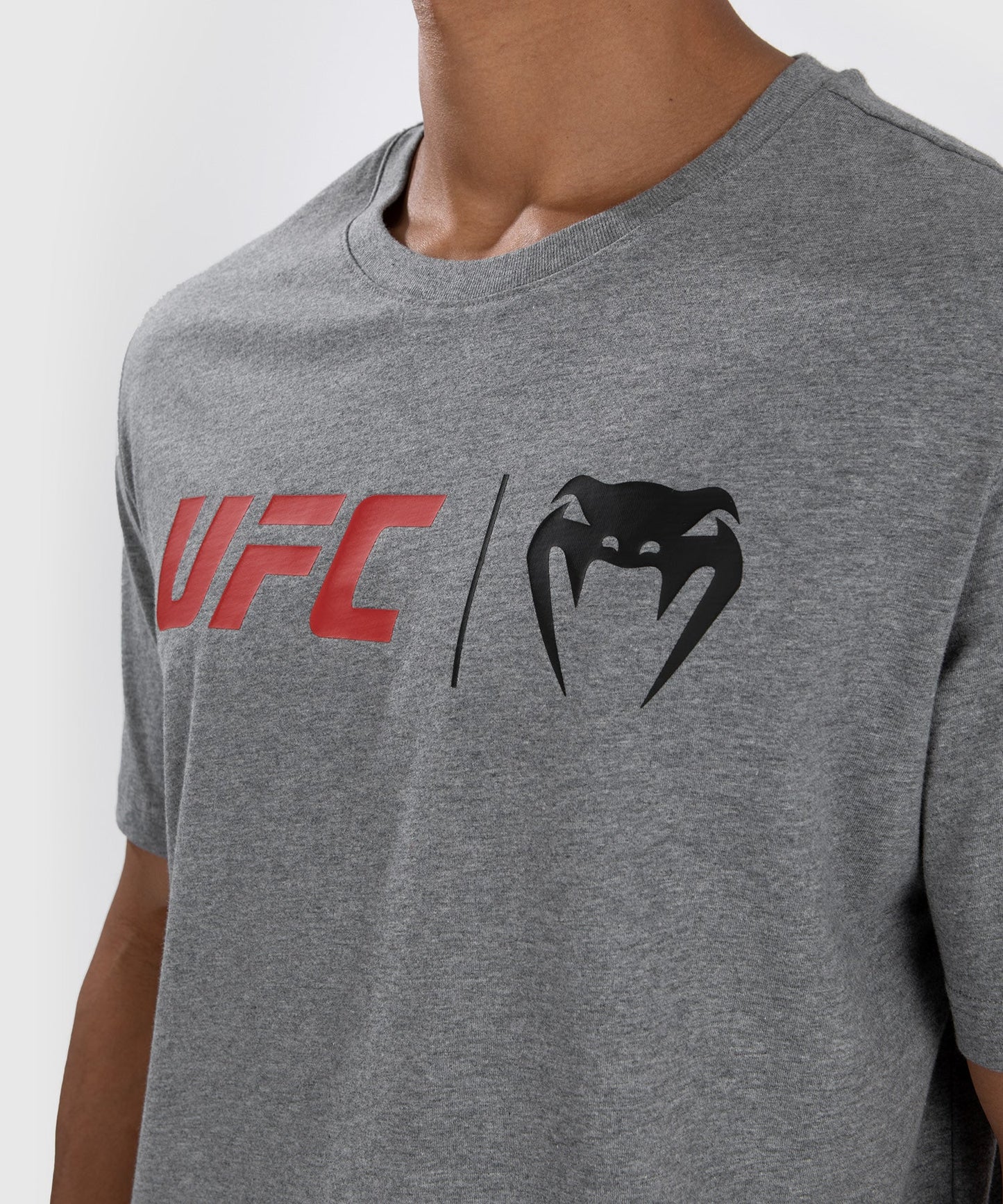UFC Venum Classic T-Shirt - Grau/Rot