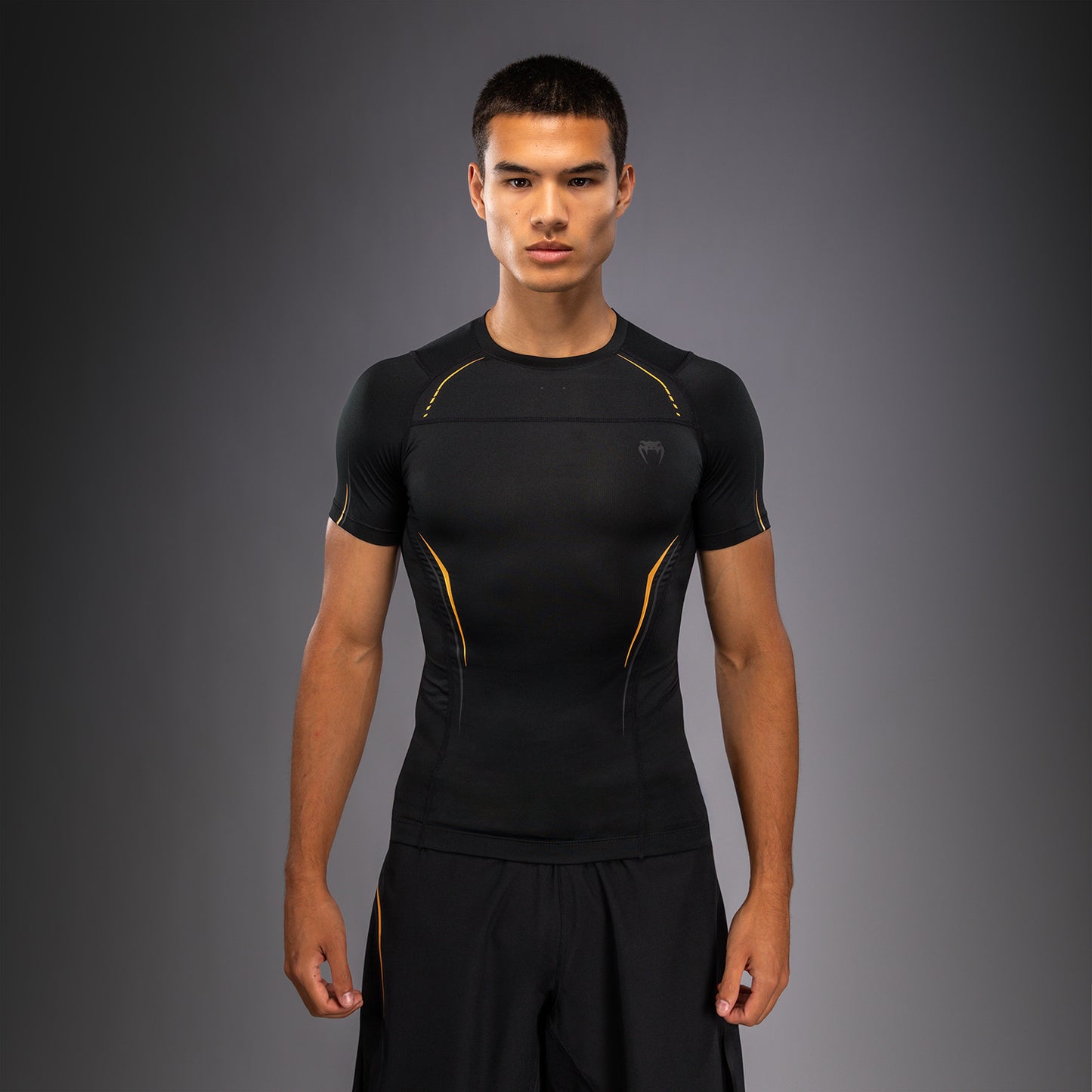 Venum G-Core Kurzarm Rashguard - Schwarz/Gold