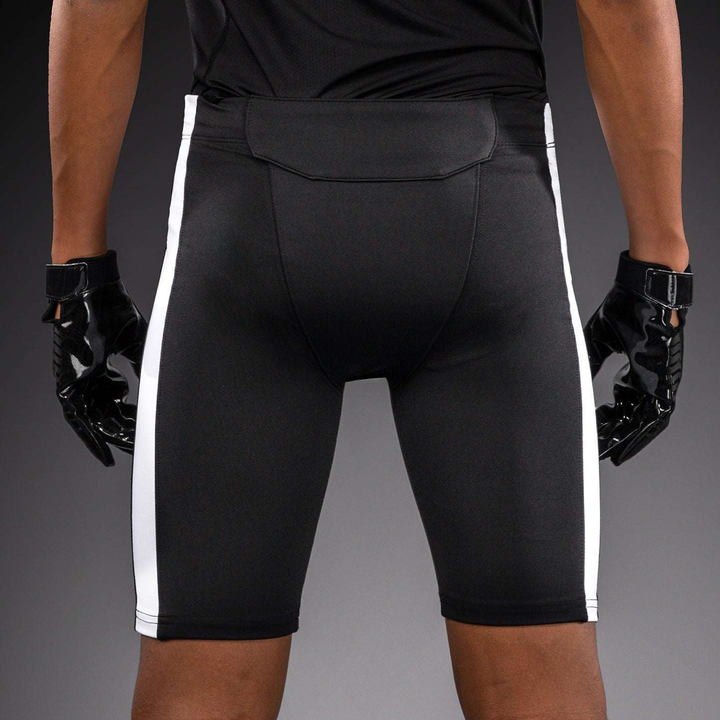 Venum Elite Fußball Kompressionsshorts für Kinder - Schwarz