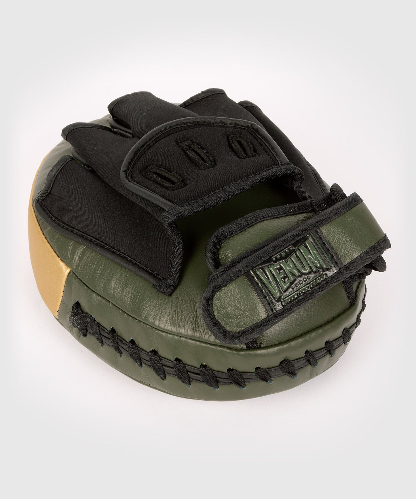 Venum Pro Boxing - Large Punch Mitts (Paar) - Khaki/Gold