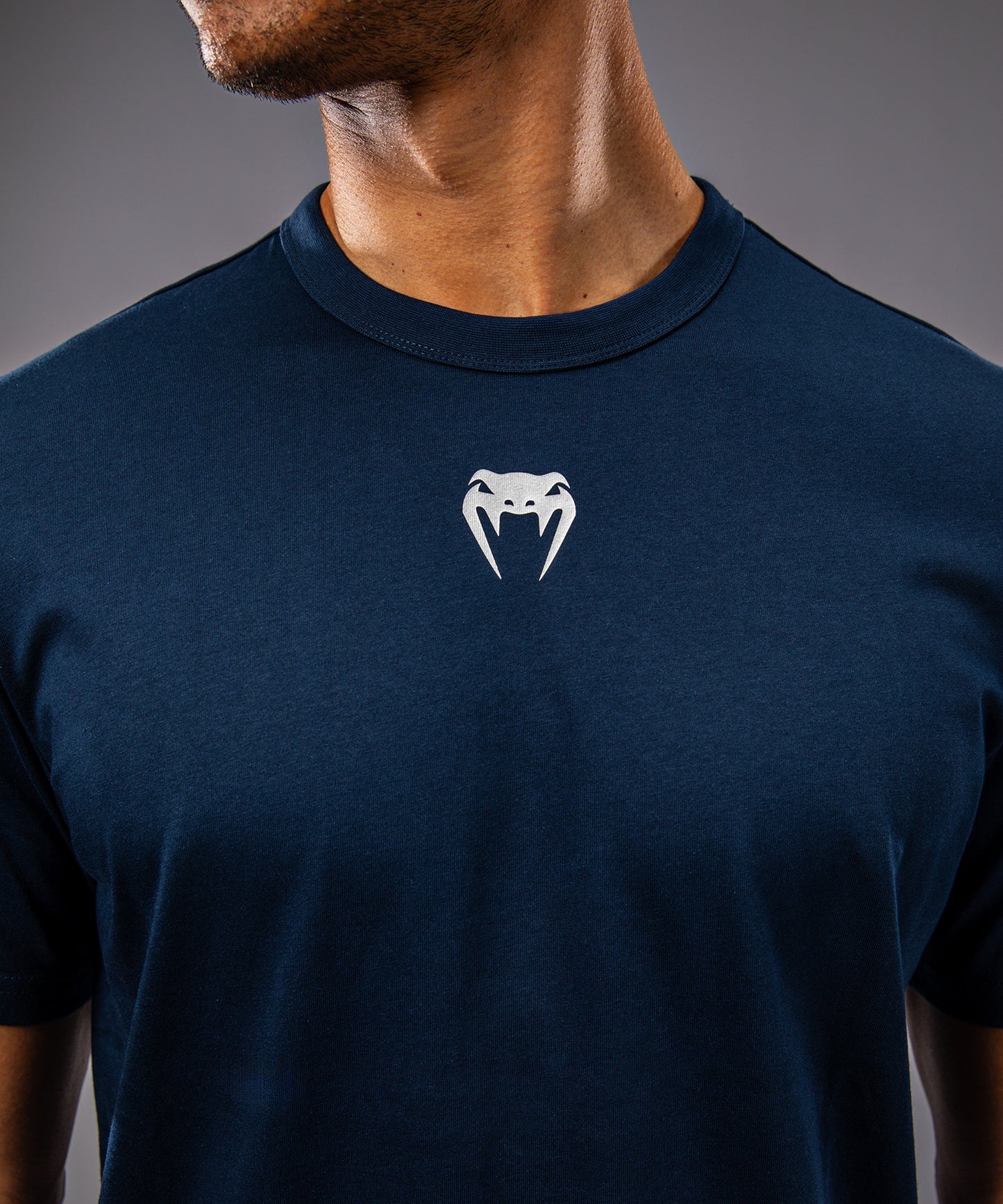 UFC Fusion by Venum Fight Week Herren Kurzarm T-Shirt - Solid Ozeanisches Blau