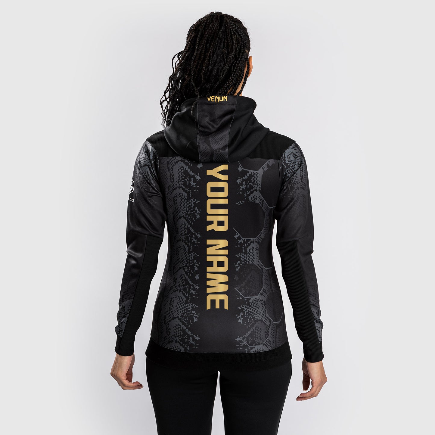 UFC Adrenaline by Venum Personalisiertes Authentic Fight Night Frauen Walkout Hoodie - Champion