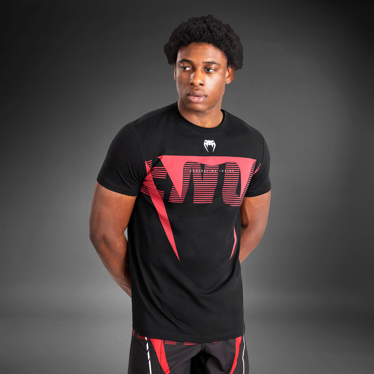 Venum Adrenaline Herren Kurzarm T-Shirt - Rot
