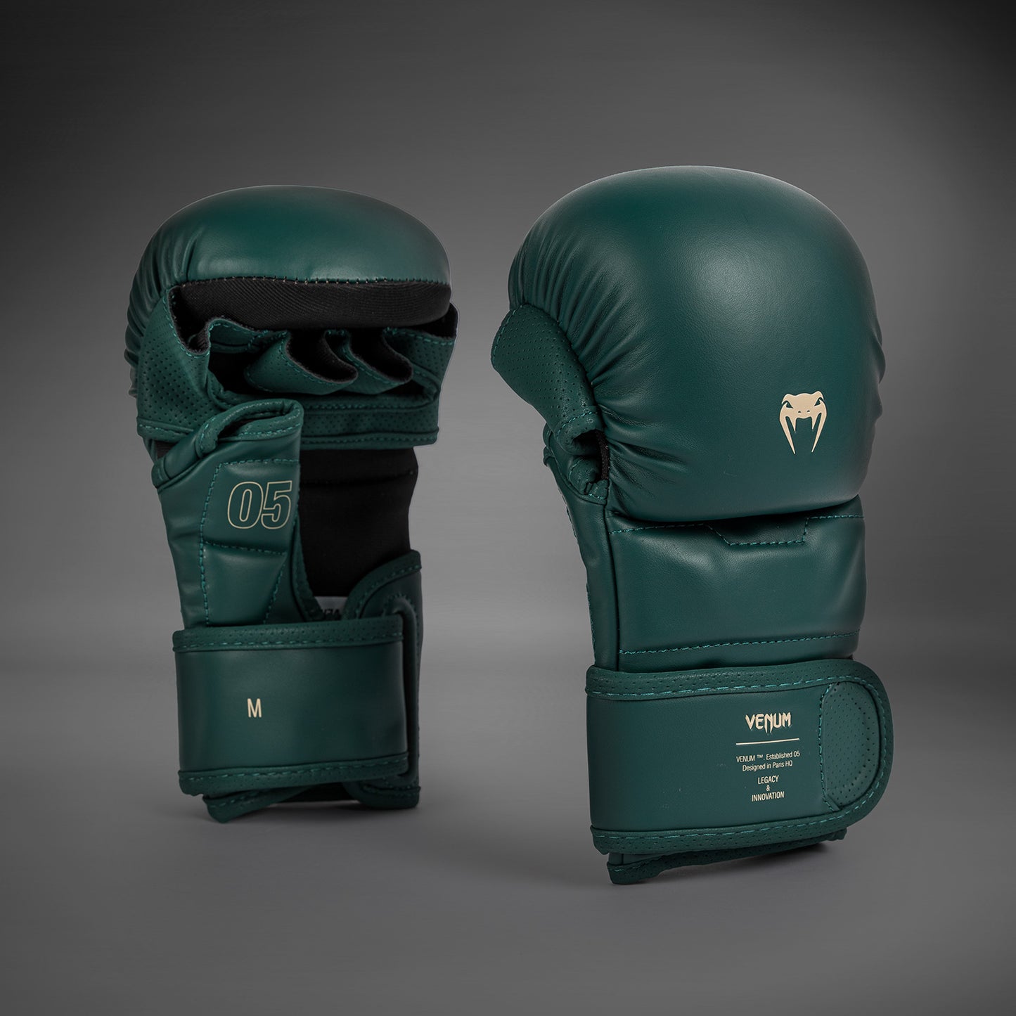 Venum Impact Evo MMA-Sparringhandschuhe - Smaragdgrün