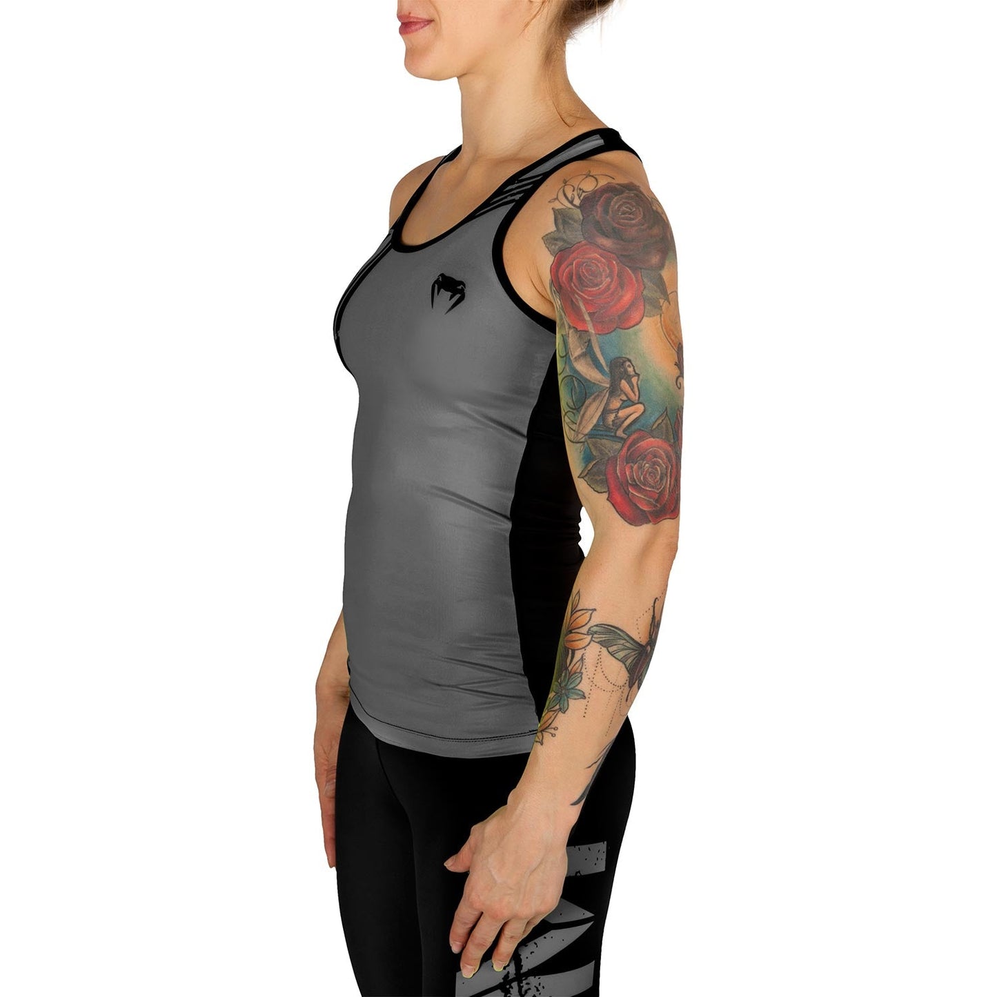 Venum Power Tank Top - Grau/Schwarz