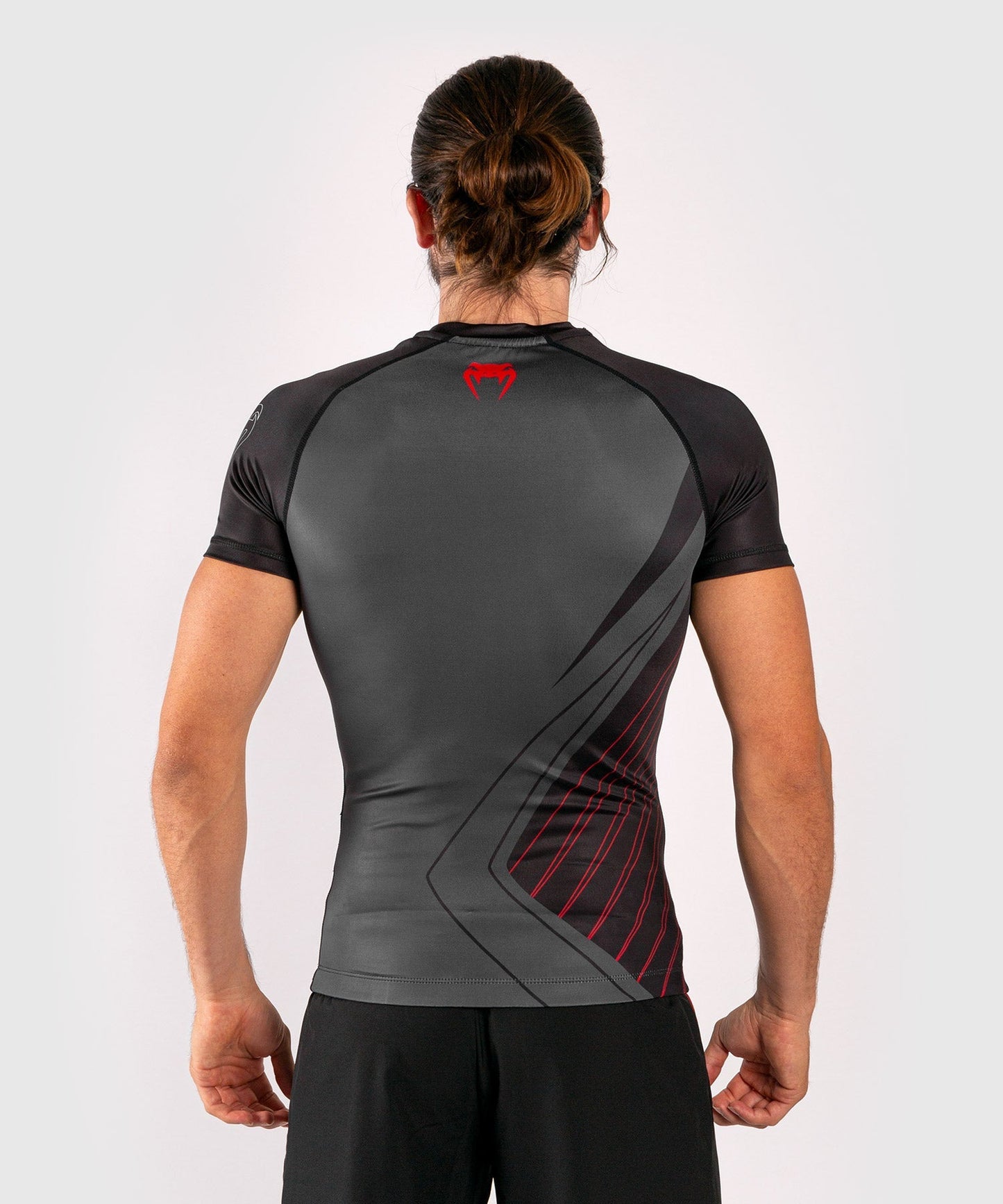 Venum Contender 5.0 Rashguard - Kurze Ärmel - Schwarz/Rot