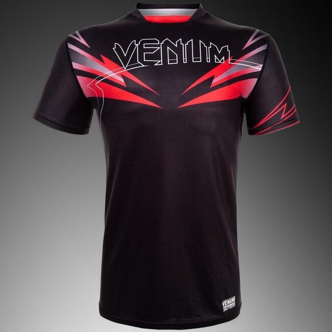 Venum Sharp 3.0 Dry-Tech-T-Shirt – Schwarz/Rot