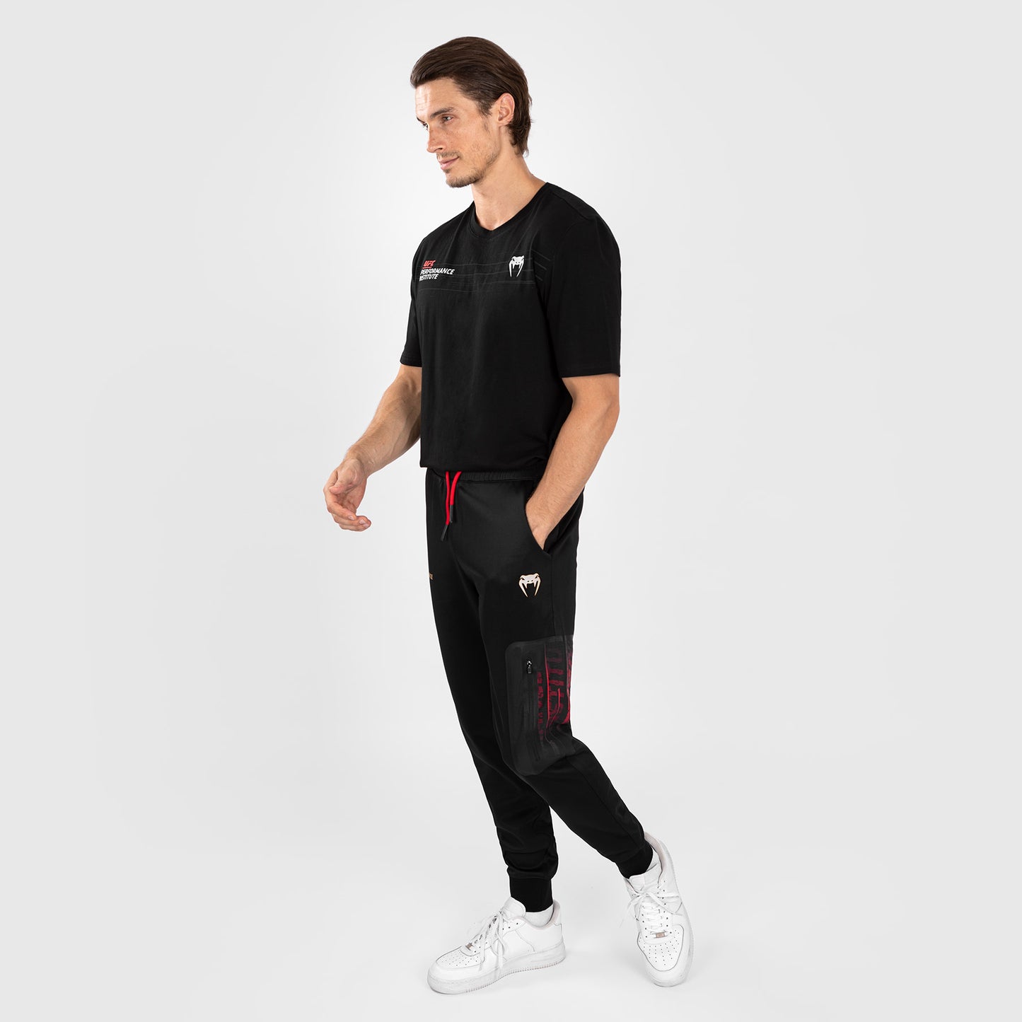 UFC Venum Performance Institute 2.0 Herren-Hose - Schwarz/Rot
