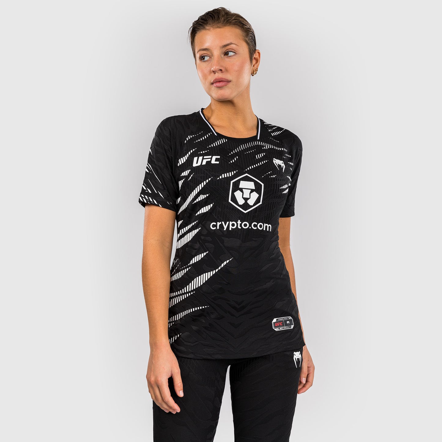 UFC Fusion by Venum Personalized Authentic Fight Night Damen Walkout Jersey - Schwarz