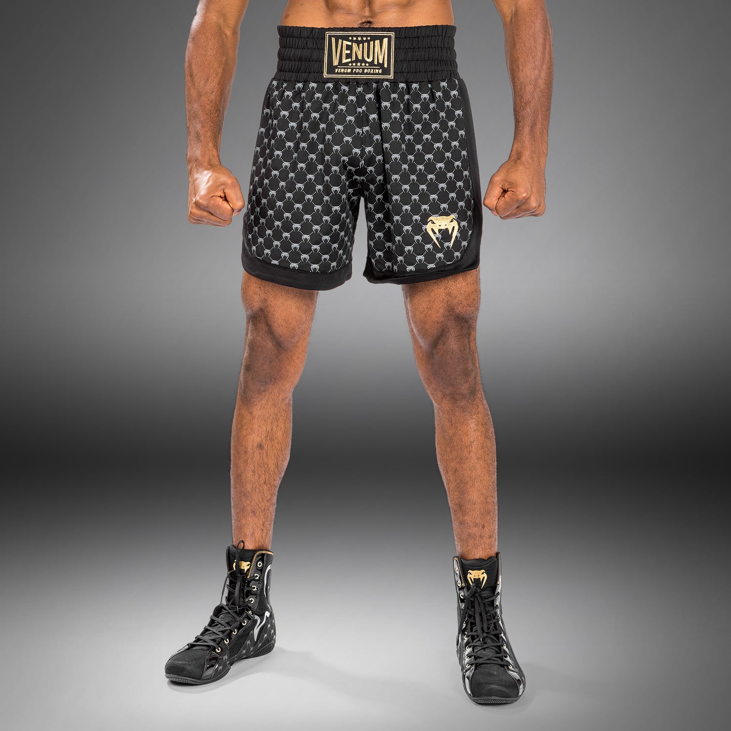 Venum Monogram Boxshorts - Schwarz