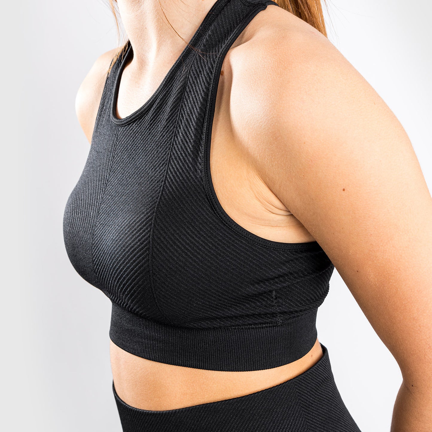Venum Sparring Seamless Sport-BH - Schwarz