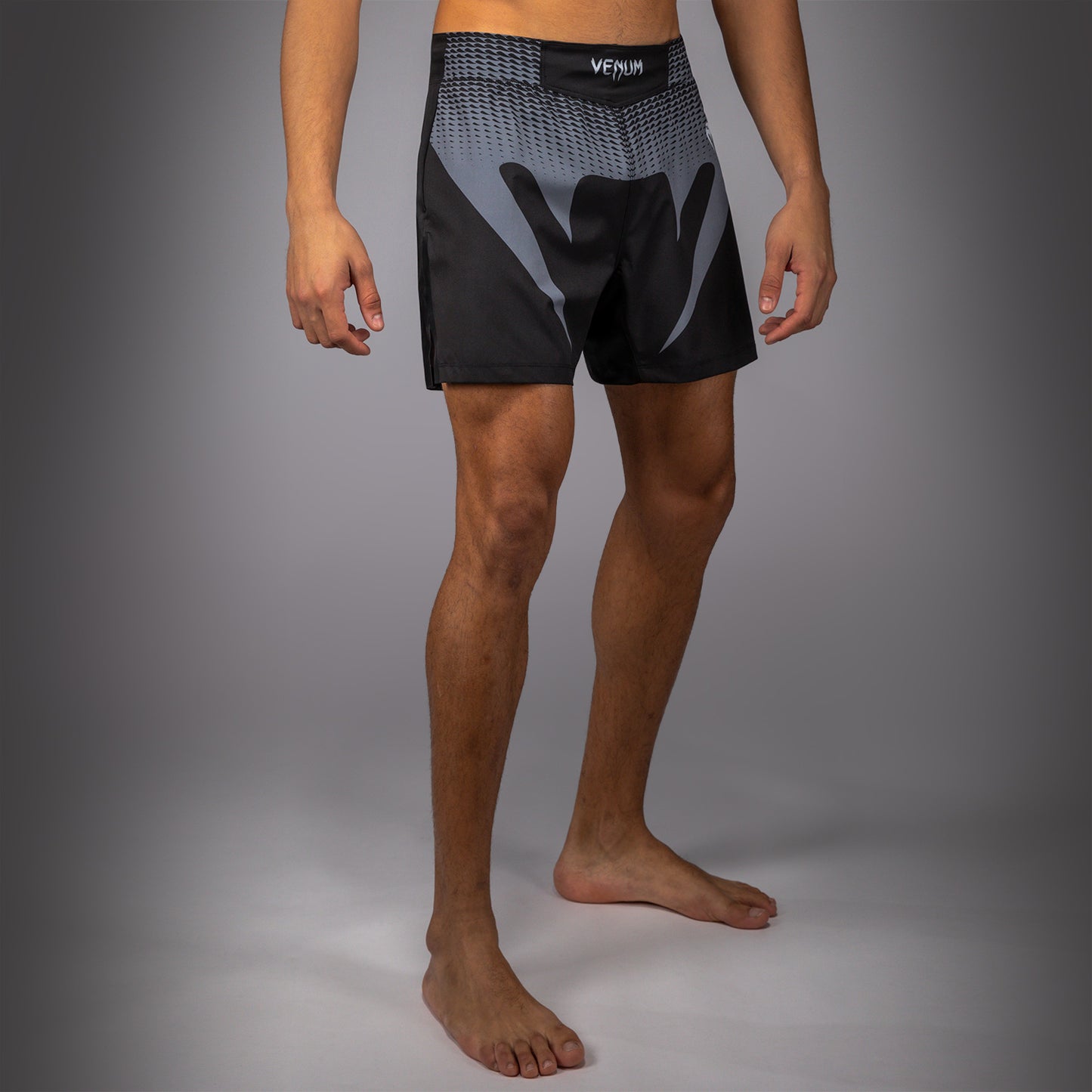 Venum No Gi Fightshorts - Schwarz/Silbergrau