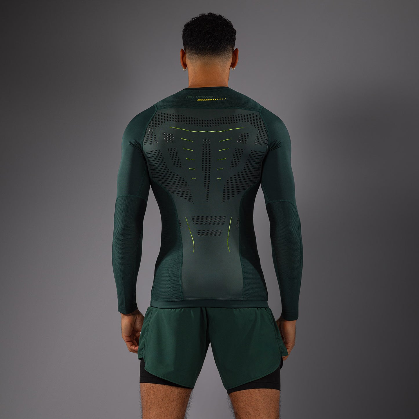 Venum Technical 3.0 Langarm Rashguard - Waldgrün