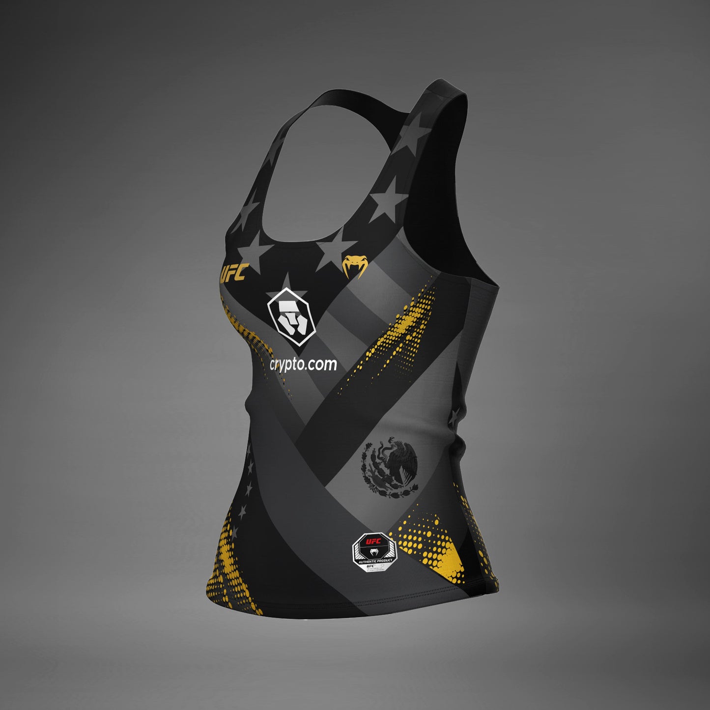 UFC Unrivaled by Venum Julianna Peña Frauen Sport Long Bra - Schwarz