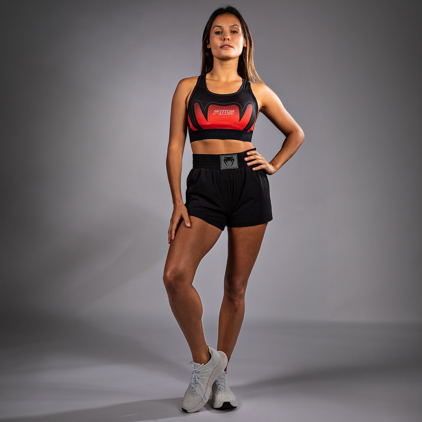 Venum x RWS 2.0 Damen Sport-BH – Schwarz/Rot