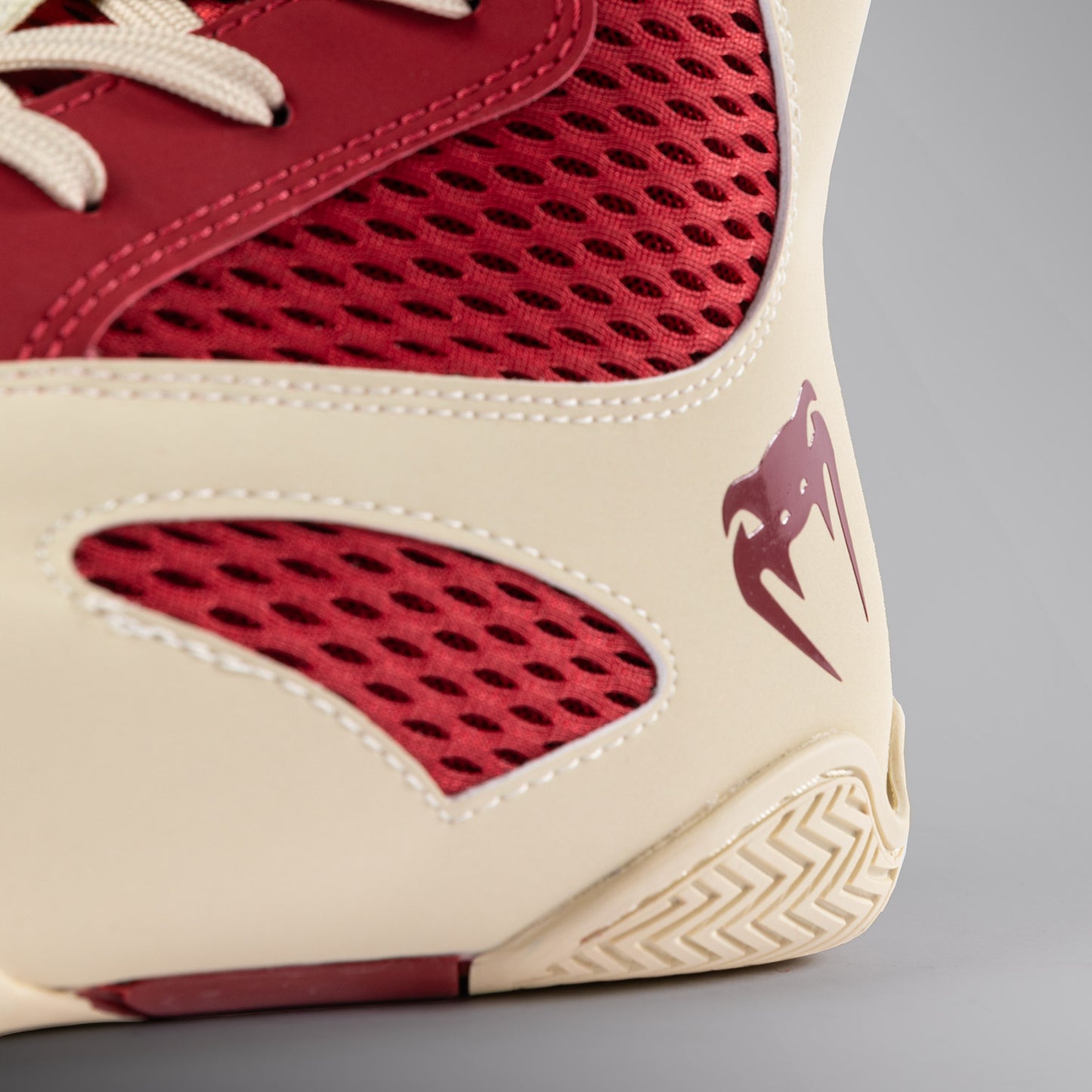 Venum Contender Boxschuhe - Rubinrot/Elfenbein