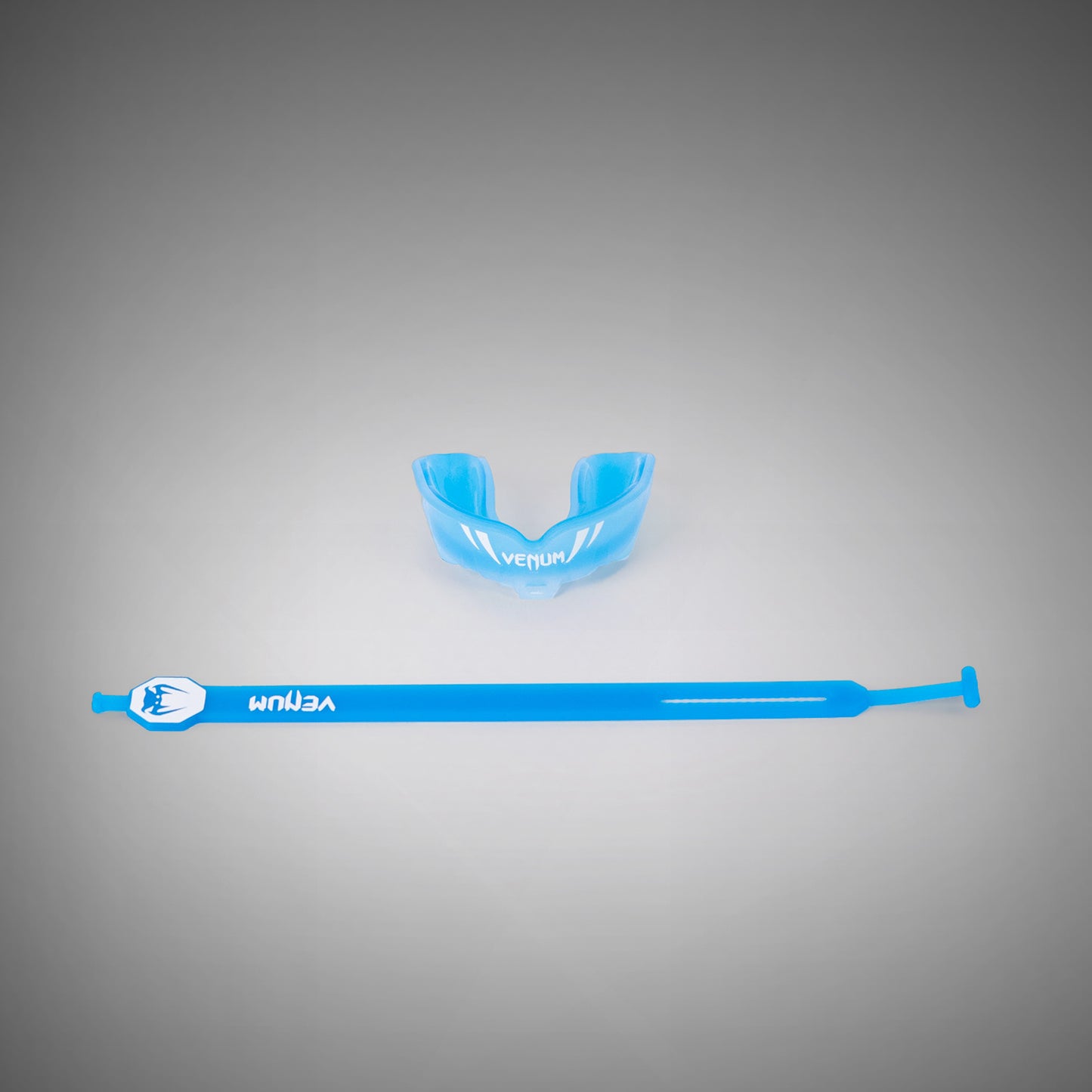 Venum Challenger Kinder Mundschutz Riemen/Ohne Riemen - Blau Transparent