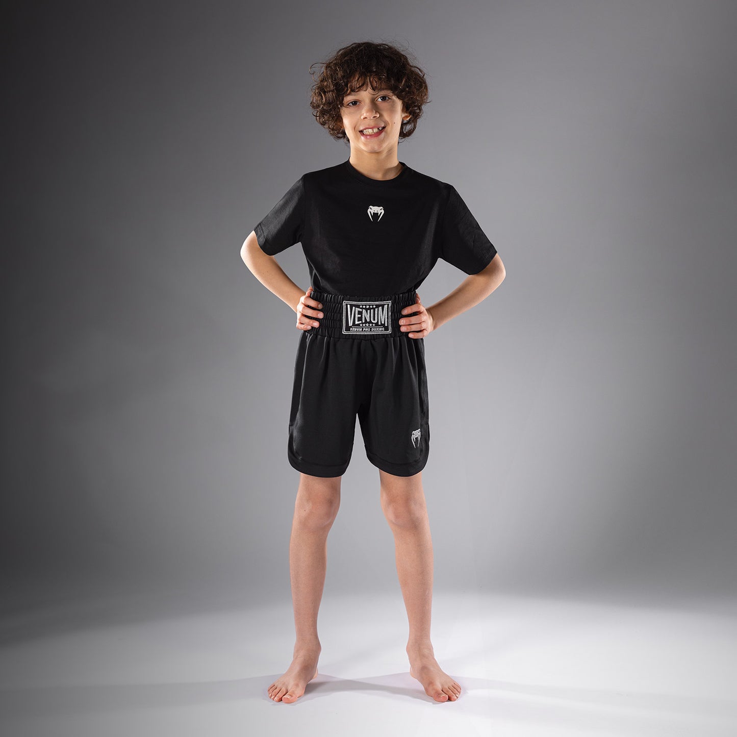 Venum Classic Kinder Boxing Shorts - Schwarz