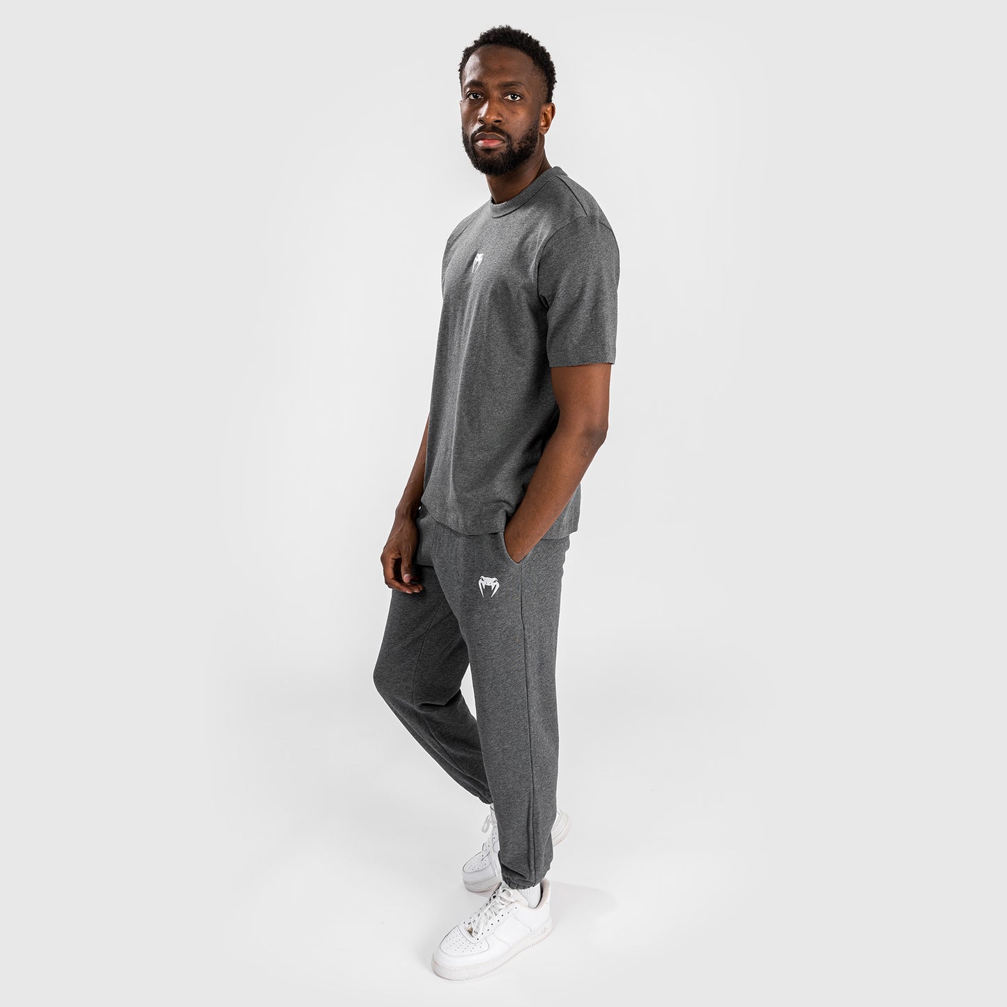 Venum Vortex XL Herren T-Shirt - Dunkelgrau Meliert