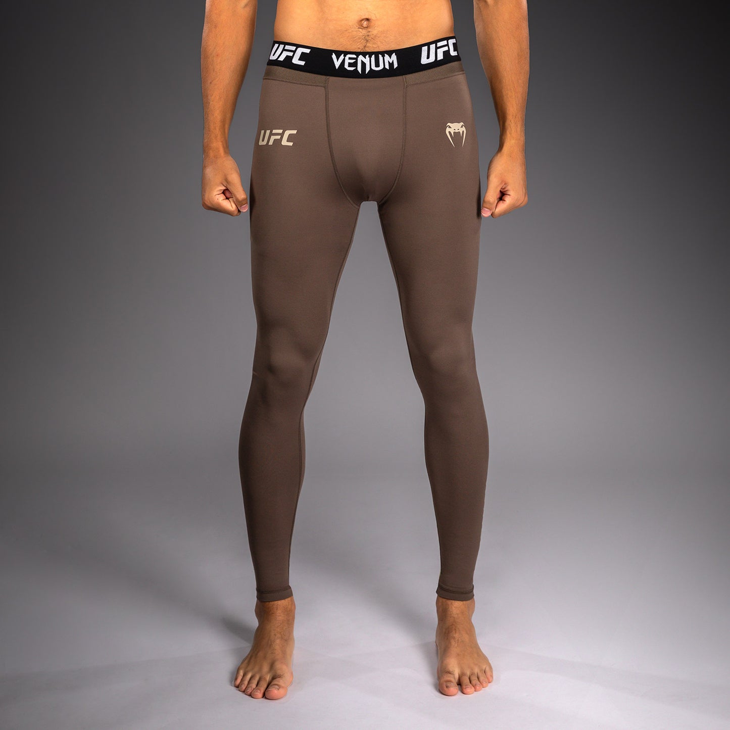 Venum UFC Unity by Venum Authentic Fight Week Herren Funktions-Kompressionshose - Braun