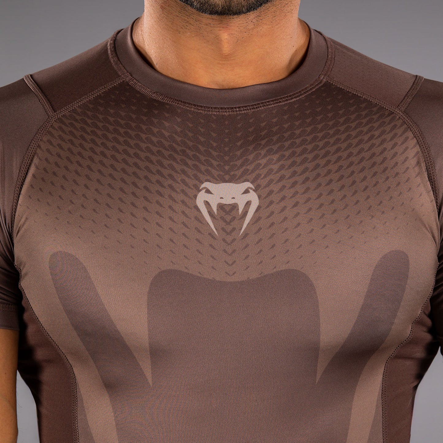 Venum No Gi Rashguards - Schokoladenbraun