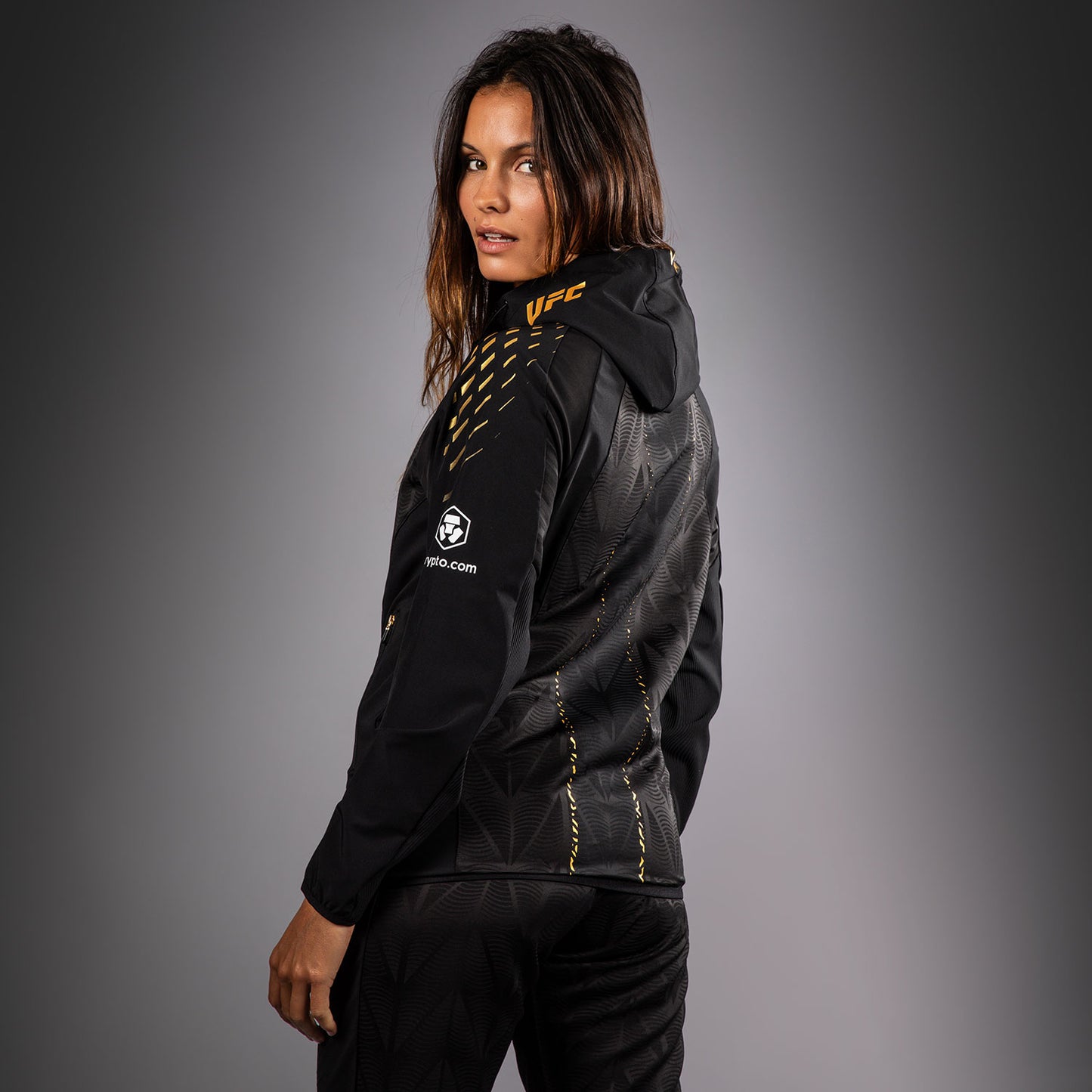 UFC Zenith by Venum Authentic Fight Night Kapuzenjacke Damen Personalisiert - Champion