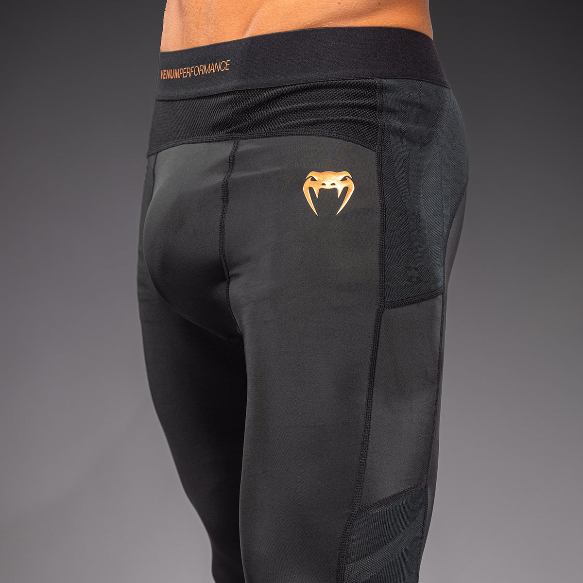 Venum G-Fit Revolution Kompressionsleggings - Schwarz/Kupfer