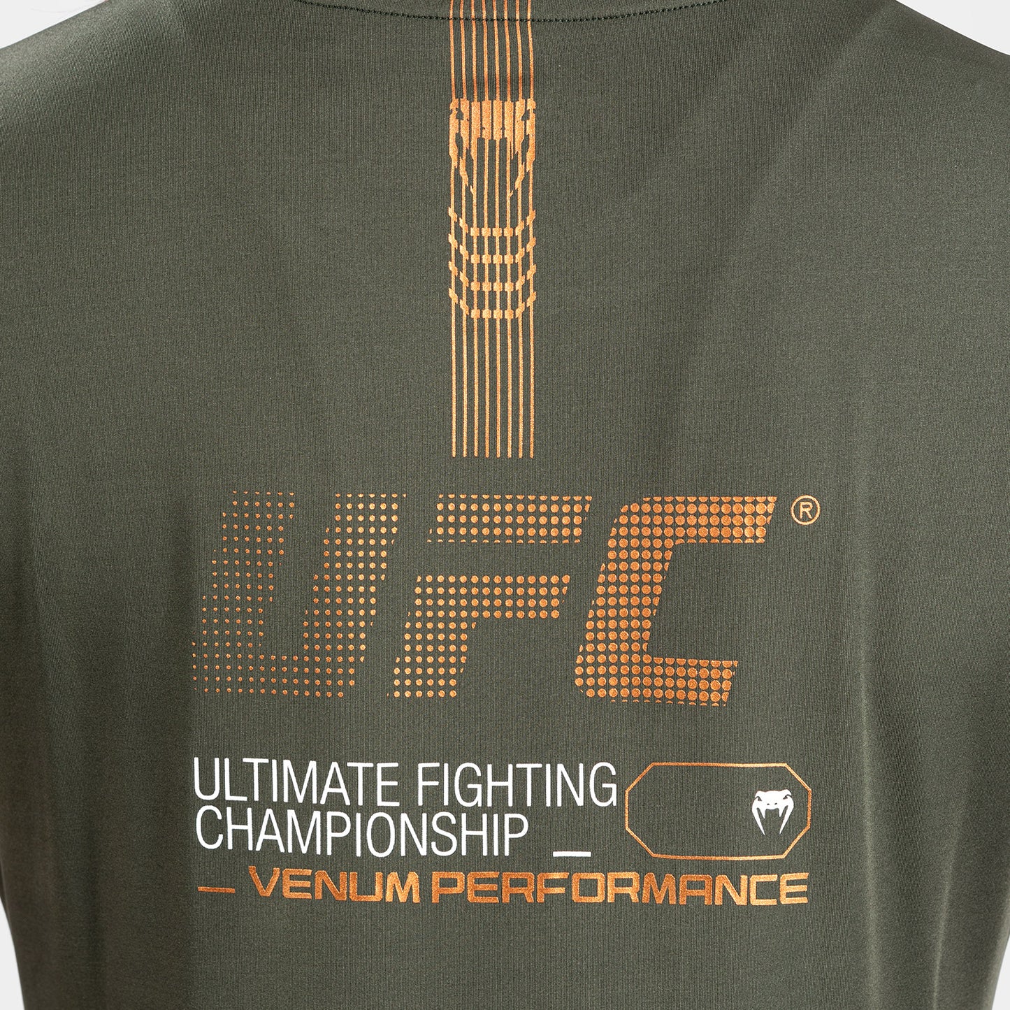 UFC Adrenaline by Venum Fight Week Dry-Tech-T-Shirt für Frauen - Khaki/Bronze