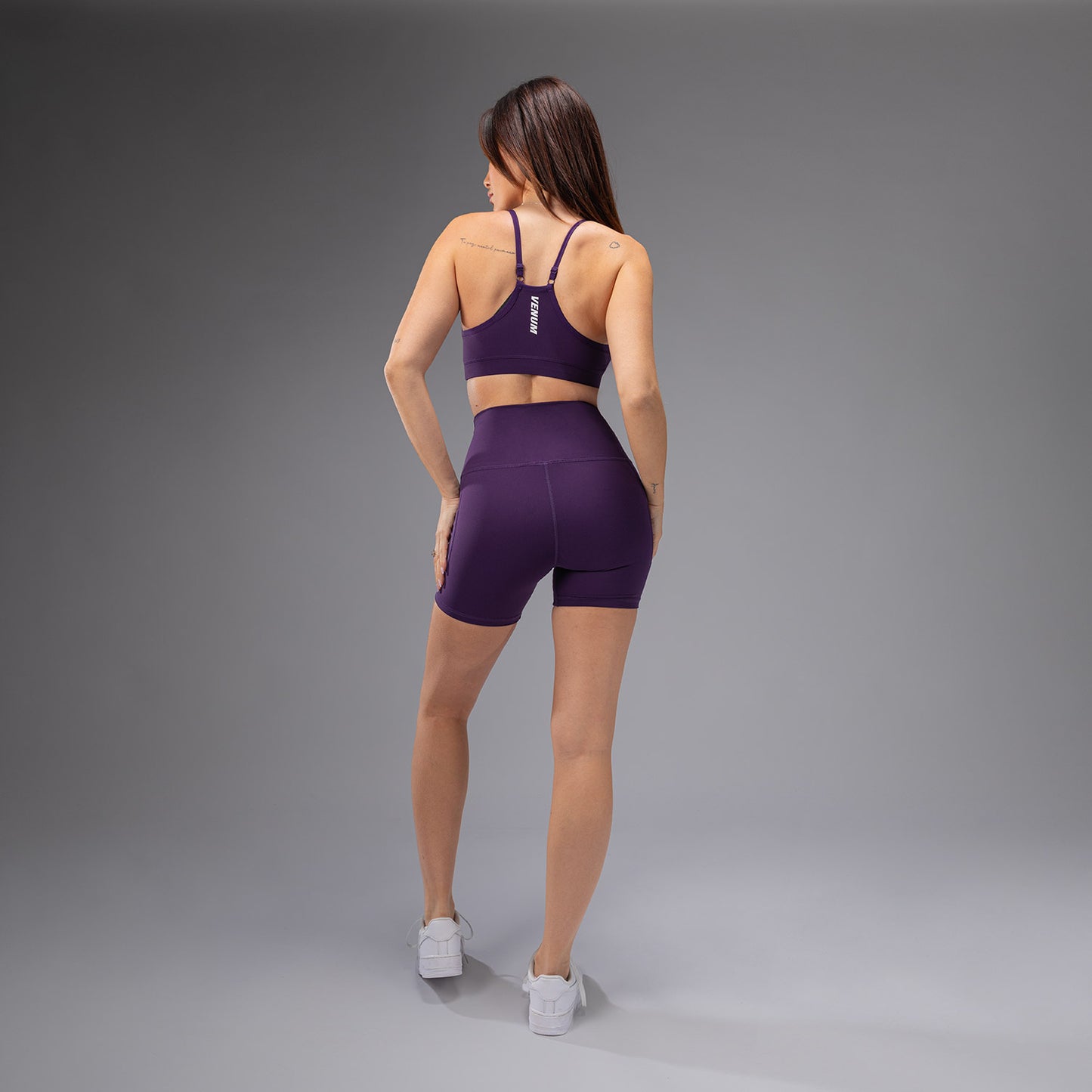 Venum Essential Damen Fahrradhosen - Dunkelviolett