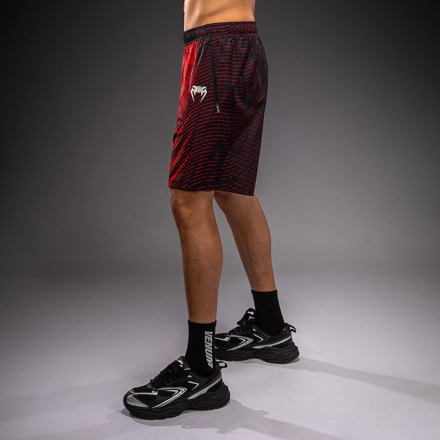 Venum Galactic 3.0 Trainingsshorts - Rot/Silber